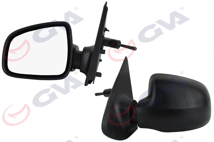 GVA 1019173 Diş Dikiz Aynasi Sol Sandero Stepway 12> Mekanik Siyah Kapak Konveks Vm-6804l