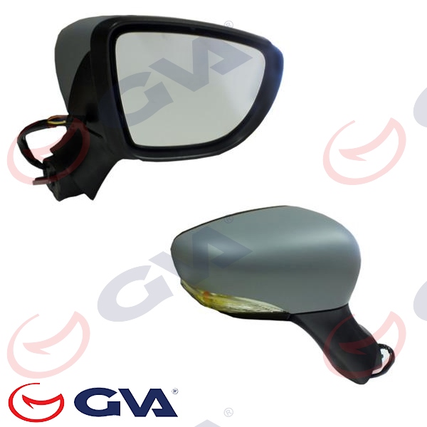 GVA 1014342 Diş Dikiz Aynasi Sağ Clio 17> Elektrikli Katlanir Isitmali Sinyalli Sensörlü Astarli Konveks Vm-6126ebpsr