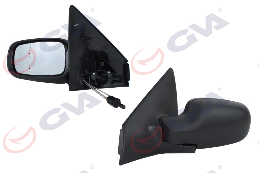 GVA 1011121 Diş Dikiz Aynasi Sol Megane 03-08 Mekanik Asferik Vm-138al