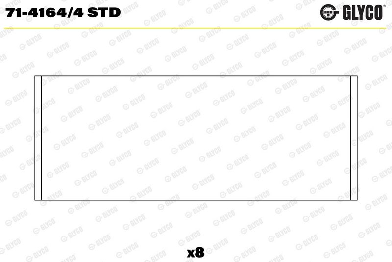 GLYCO 714164.4 STD Kol Yatak Takimi Std. Land Rover Freelander I 20t2n L314