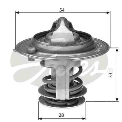 GATES TH29888G1 Termostat 88 C Hyundai Accent Era Getz 1.4l G4ee 06-10 / Kia Rio 1.4l G4ee 06-11 Contali