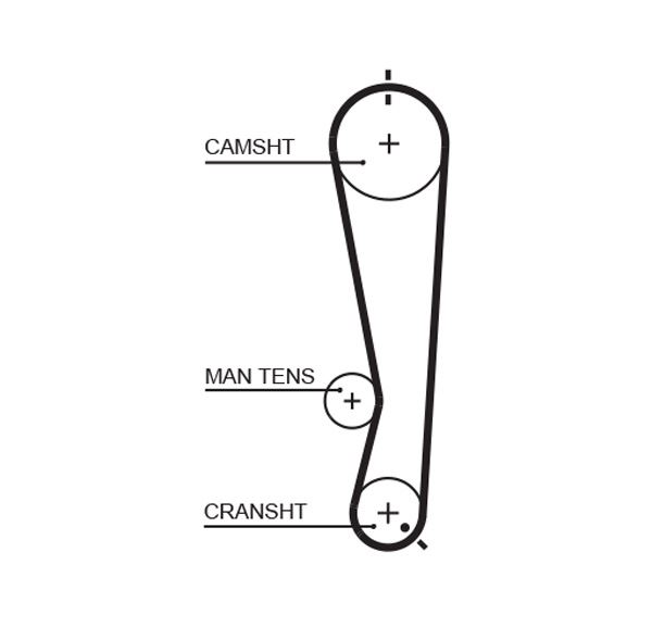 GAT-5591XS Triger Kayisi 111-250 Daihatsu Sirion 98-/ Yrv 01-/ Coure 98-/ 1.0
