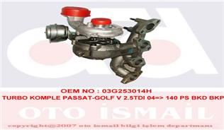 GARRET 7249305009S Turbo Komple 7249305012s Passat-Golf V - A3 2.0 Tdi 04 > 140 Ps Bkd Bkp 7249305010s