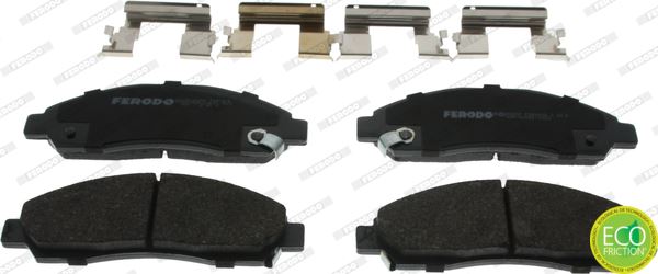 FERODO FDB1816 Ön Balata Isuzu Dmax 2.5d 3.0ditd 02 > 2.5ditd 3.0d 07> Mitsubishi Lancer 2.0 Evo Cz4a 08>Gdb3466