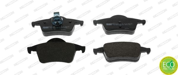 FERODO FDB1383 Arka Balata Volvo S60 2000-2010 S80 1998-2006 V70 97-07 Xc70 97-07 S70 97-00