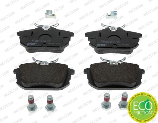 FERODO FDB1095 Arka Fren Balata Mitsubishi Carisma 1.6l 1.8l 4g92 4g93 Da1a Da2a 95-> / Space Star 1.3l 1.6l Dg1a D G3a 98-> / Volvo S40. V40 1.6l 1.8l 2.0l 2.0l T 95-04