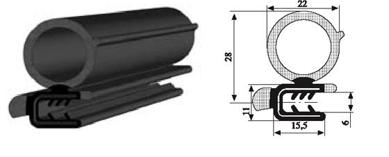 AUTO FT125-108 Kapi Fitili Üniversal 21 Mm 50 Mt