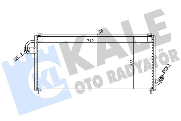 VAL-814268 Kondenser Subaru Forester