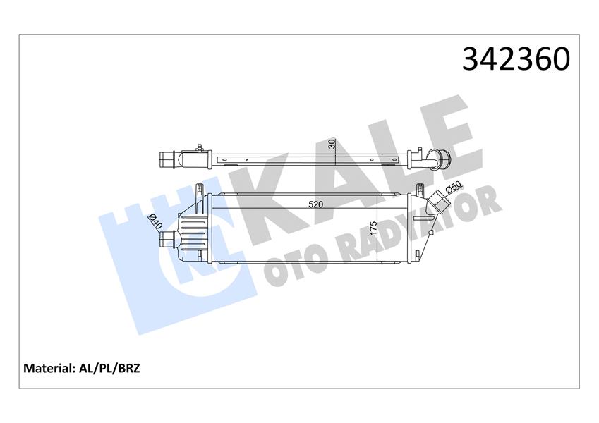 VALEO.817640 Turbo Radyatörü Nissan Micra