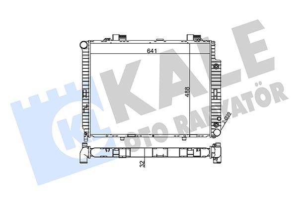 NRF 58159 Su Radyatörü  W210