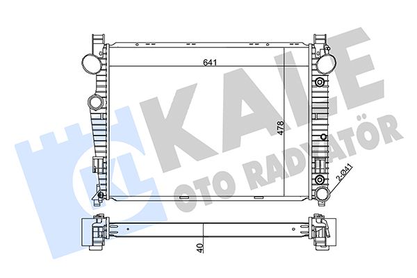 KALE 360700 Motor Su Radyatoru Mercedes S-Class W220 98>05