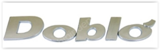 OZAR 5Y057 Arka Yazisi Doblo Ayrik Tip-Krome