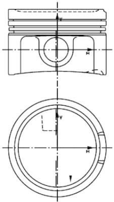 KOLBEN 40434620 Motor Piston Segman 0.50 Passat-A4 1.8t 150ps 19pi 81.00 Amb-Arx-Ary-Aum-Auq-Avj-Awt-Bex-Bfb Cyl