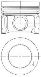 KOLBEN 41095600 Motor Piston Segman Std 1.6 Tdi-1.2 Tdi 2010---> 79.51 Caya-Cayb-Cayc-Cayd Sil