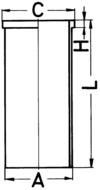 KOLBEN 89456190 Silindir Gomlegi Std 89.00mm Mercedes Om601 Om602 Om603 W210 W460 W461 W463 W638 B901>B904