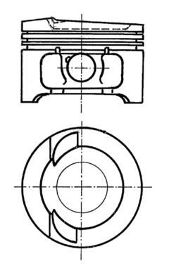 KOLBEN 91033610 Motor Piston Segman 0.50 Benzinli Motor Vr6 20 Pim 81.01 Aaa-Aes-Afp-Agz-Amy Sil