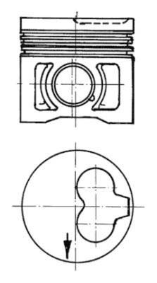 KOLBEN 91386610 Motor Piston Segman 0.25 Caddy-Ibiza-Transporter T4 2.4 24 Pim 79.51 Aab-Aas-Aef-Aaj-Adg-Bgg Cyl