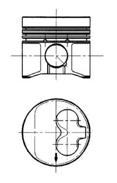 KOLBEN 91429600 Motor Piston Segman Std 1.9 Tdi -T4 1.9 Golf 1.9d--T4 1.9 80 Td 26 Pim 79.51 Aaz-Abl-Ade Sil