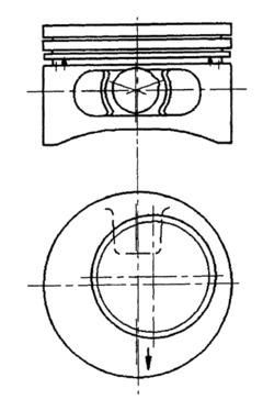 KOLBEN 92123600 Motor Piston Segman Std 86.00 Vectra A-Astra F-Calibra-Omega A-Frontera A-Kedett 86> 2.0 8v C20n E 115ps