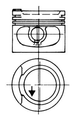 KOLBEN 93928620 Motor Piston Segman 0.50 Golf-Passat 1.8 Ltr 20pim 81.01 Ds-Dz-Jv-Mu-Ne-Ph-Pv-1p-2h-Abs-Adz Cyl