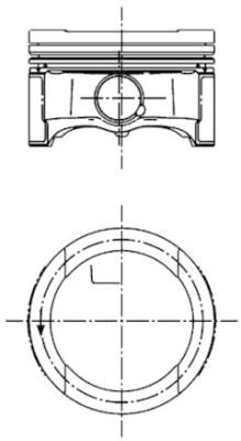 KOLBEN 99792600 X Motor Piston Segman Std Golf Iv-Passat-Jetta-A3-Leon 1.6 19pim 81.01 Alz-Ana-Avu-Ayd-Bfq-Bfs