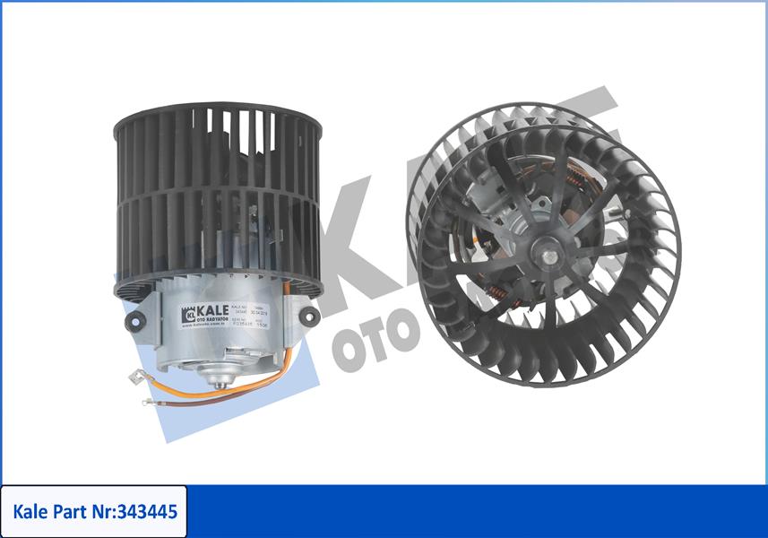 KALE 343445 Kalorifer Motoru 12v Opel Astra F-Astra F Classic-Calibra A-Vectra A-Saab 900 Ii Mek.-Klimali