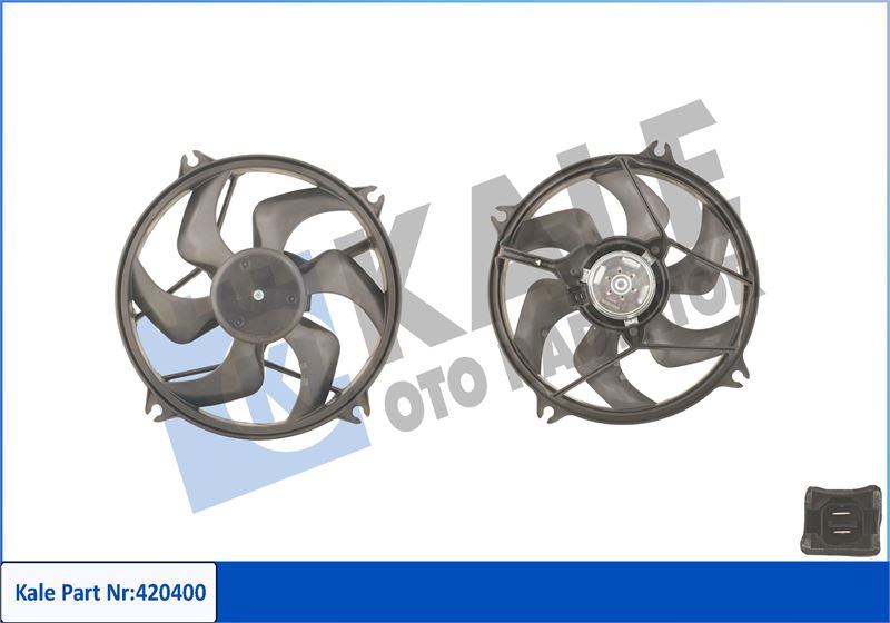 KALE 420400 Fan Motoru Çerçeveli Partner Ii-Berlingo Iii-Xsara Picasso 1.6hdi 460w-385mm