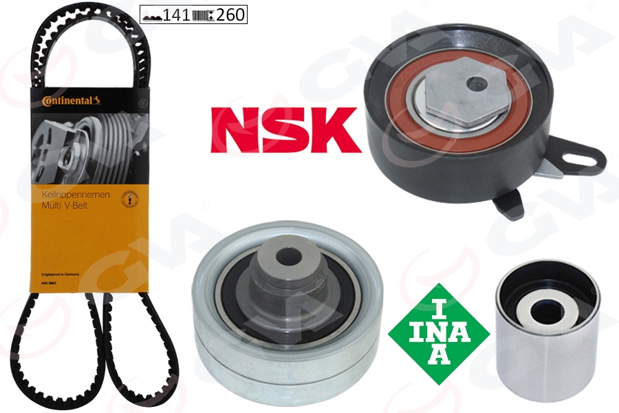 GVA 59T7580 Triger Seti 141x26 Crafter 2.5tdi Bjk-Bjl-Bjm K015661xs