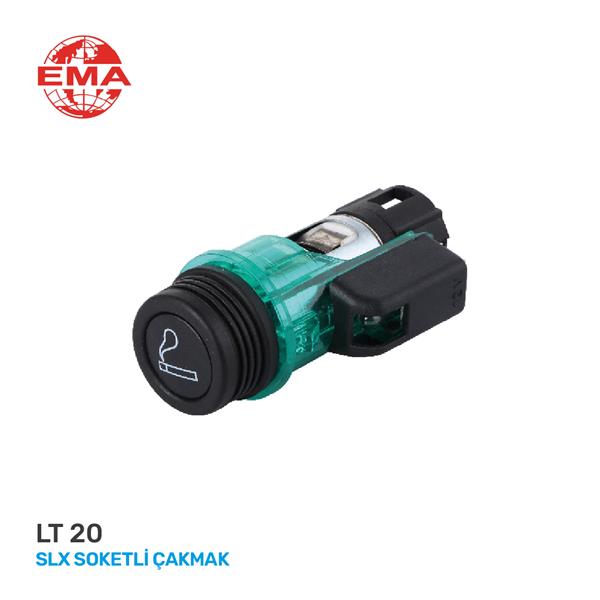 EMA LT20 Komple Çakmak Soketli Slx-Dkş-Doblo-Siena Yeşil / 3 Fişli