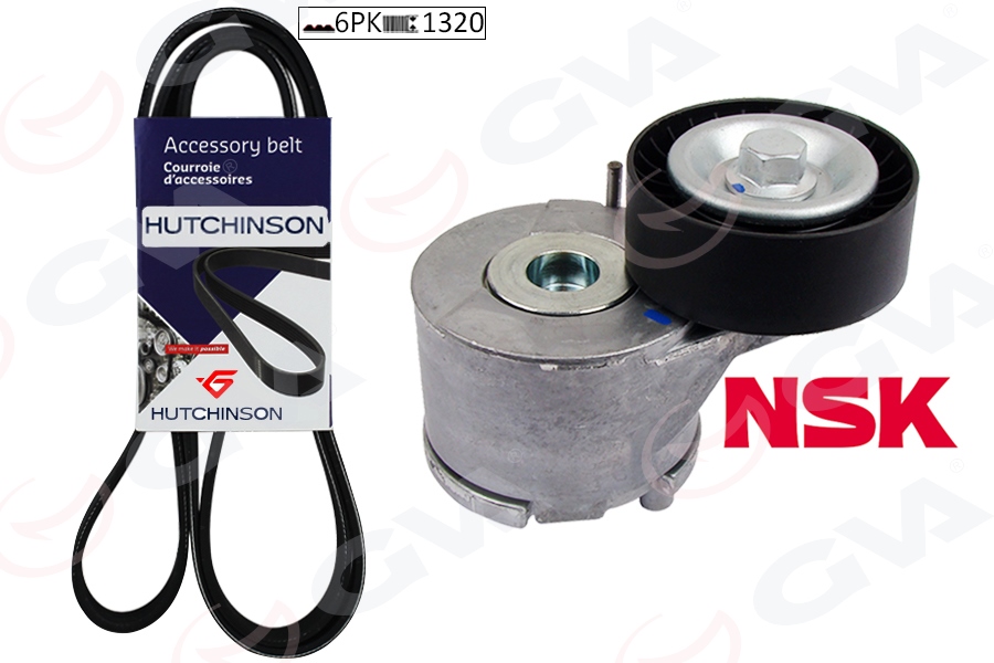 GVA 59A2930 Alternatör Gergi Kiti Fiorino-Linea-Punto-Punto Evo 1.3 Dmtj-Agila 1.3 Cdti Klimali K026pk1320