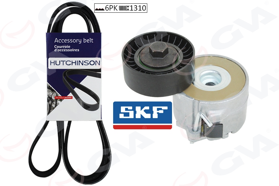 GVA 59A9012 Alternatör Gergi Kiti Kütüklü Astra H 1.3 Cdti 05 > Klimali K036pk1310