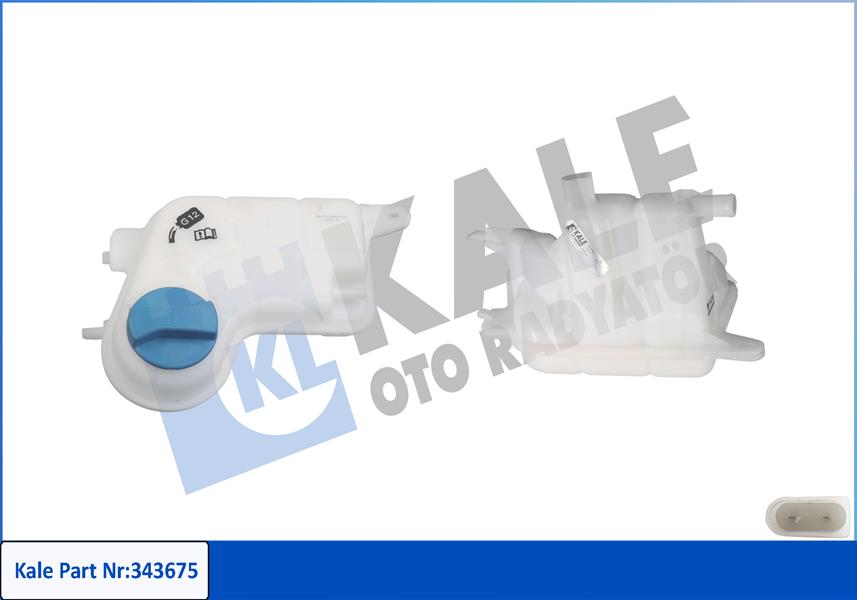 KALE 343675 Genleşme Kavanozu Kapakli Audi A6 2.4-2.7-3.2 Fsi Quattro-A6 Avant 2.4 Fsi Radyatör Ek Su Deposu