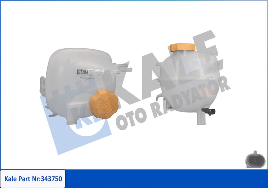 KALE 343750 Genleşme Kavanozu Radyator Ek Su Deposu Vectra C-Signum Kapakli Gm