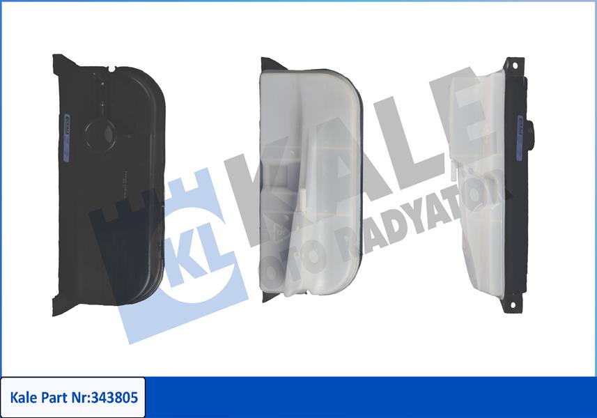 KALE 343805 Genleşme Kavanozu Kapaksiz Hyundai Tucson-Kia Sportage Radyatör Ek Su Deposu
