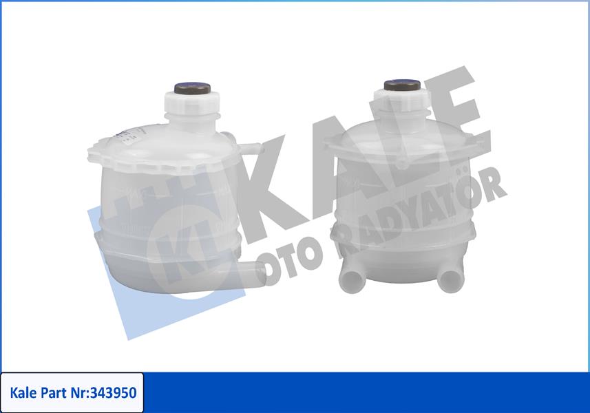 KALE 343950 Genleşme Kavanozu Kapakli R9-R11-R19-R21-Clio I-Exp.-Logan-Flash Radyatör Ek Su Deposu