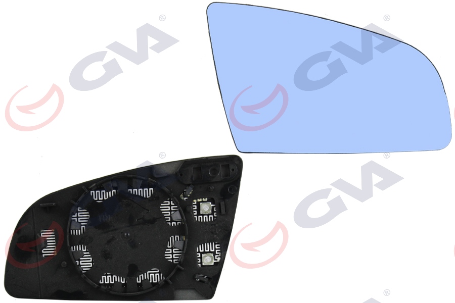 GVA 1175726 Ayna Cami Sağ A3 00-03 - A4 00-07 -A6 04-08 Isitmali Konveks Mavi Cam Vm-008ghr