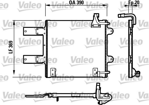 VALEO 817246 X Klima Kondenseri Polo 2000 1.4tdi Amf