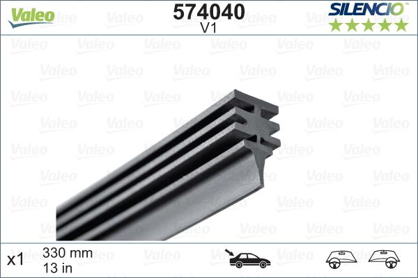 KRG-AS0047 Arka Silecek Supurgesi 325mm Fiat Uno 1994-2000 / Tempra Sw 1992-1999 / Alfa Romeo 145 1994-2001