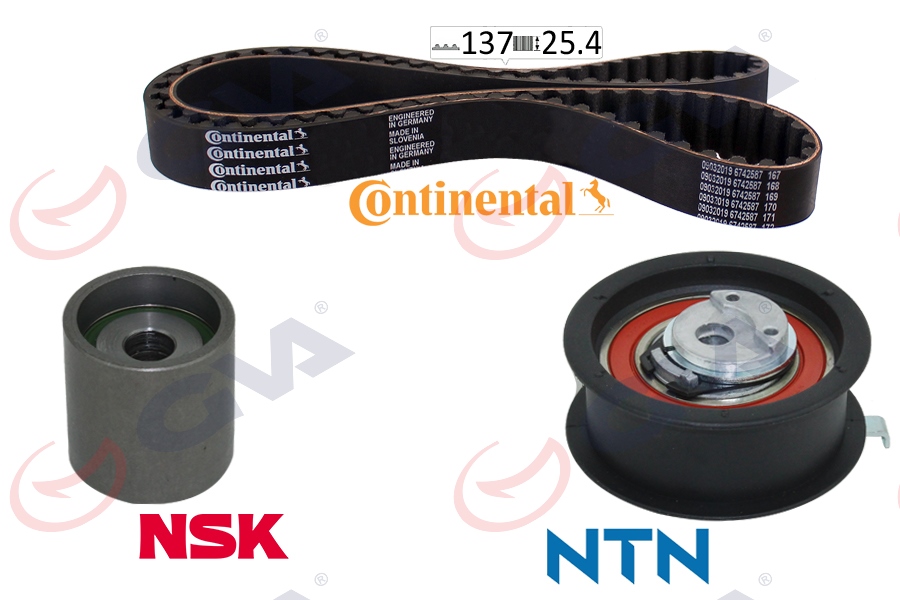 GVA 59T7507 Triger Seti Caddy-Golf3-T4-Passat-A4-Toledo 1.9-1.9tdi Aaz-Afn-Ahu-Avg-Abl-1y