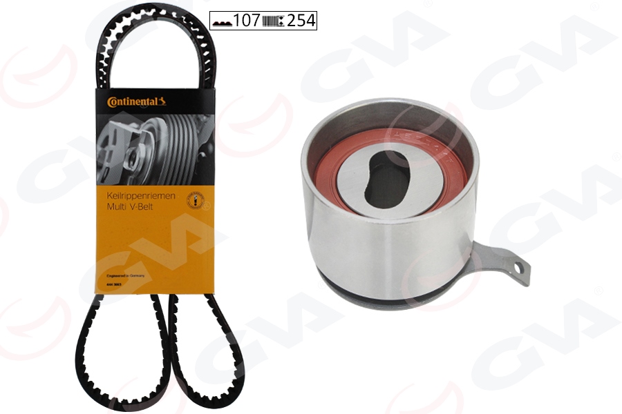 DONGIL KIT107YU25 Triger Kayiş Seti Eksantrik Seti Daewoo Damas Matiz 0.8l 3 Silindir 95-00 / Tico 0.8l F8c Tek E Ksantrik 95-> 1 Kayiş 1 Rulman 107x250