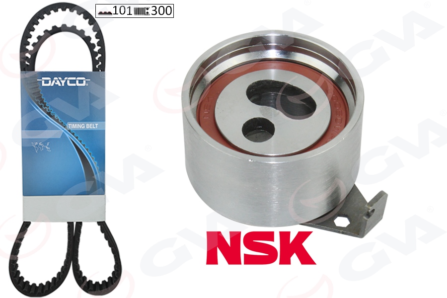 GVA 59T3942 Triger Kayiş Seti Eksantrik Seti Ford Ranger 2.5 Tdci 98-> / Mazda B2500 2.5l Wl 96-07 1 Kayiş 1 Rulman 101x300