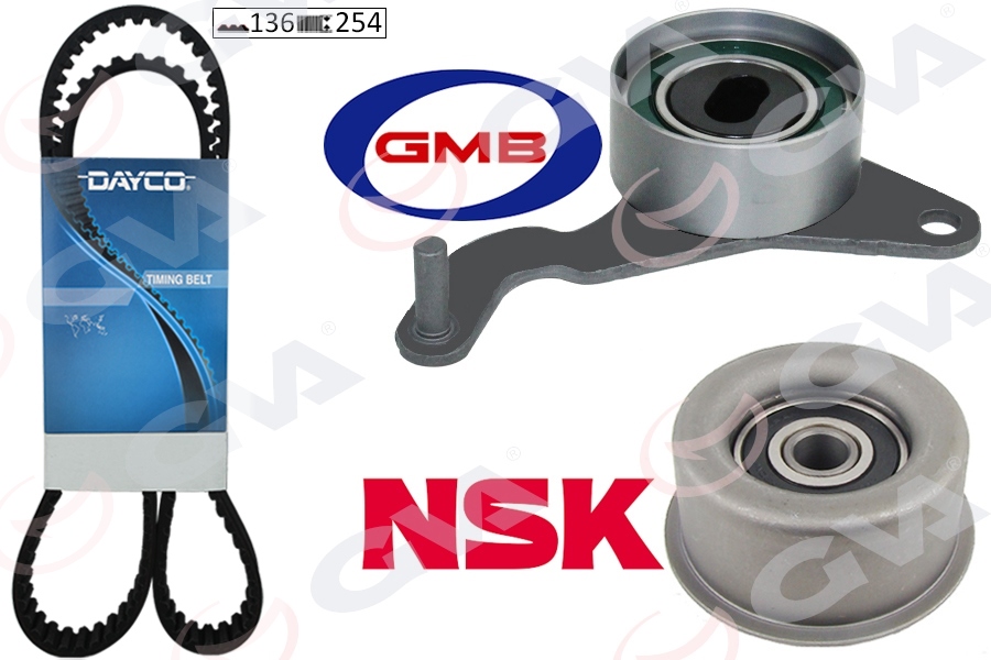 GVA 59T9002 Eksantrik Gergi Kiti 25x136 Astra F 91-98 -Combo B-Corsa B 93>Vectra A-B 90>1.7 8v 17d-X17d-Td Mazda 323