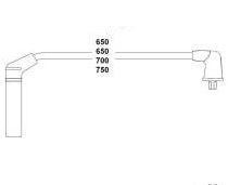 HELLUX HBK.3565 Buji Kablo Takimi Mitsubishi Colt Iii 1.3 1.5 Galant Iv 1.8 Lancer Iv 1.5 88 92