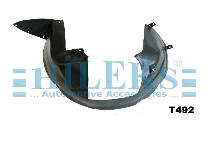 HILEKS T492 Çamurluk Davlumbazi Ön Sol Peugeot Bipper-Citroen Nemo-Fiat Fiorino 05>