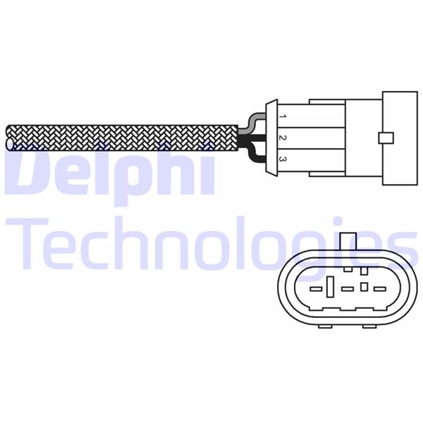 DELPHI ES10971-12B1 Oksijen Sensörü Clio Ii-Kng 98-05