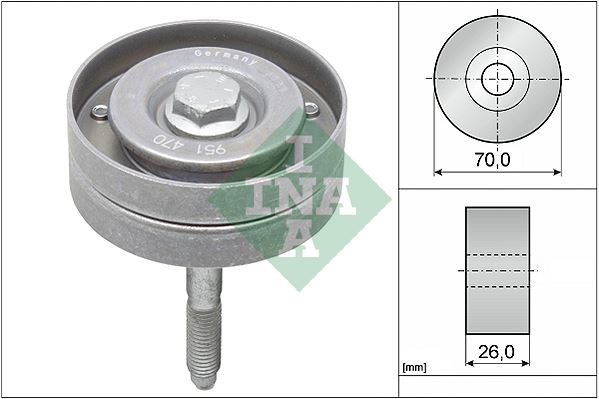 INA 532059610 Alternatör Rulmanli Kasnak Golf5-6-Jetta-Passat-Tiguan-A3-Scirocco 1.4 Tsi (Blg-Bmy-Cava)