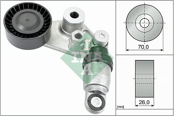 INA 534029710 Alternatör Gergi Rulmani Kütüklü Ssangyong Actyon 2.0-Kyron 2.0-2.7 05 > Rexton 2.7 04> Rodius 2.7