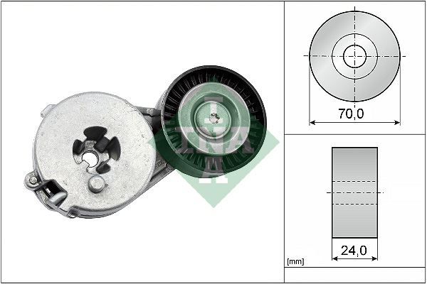 INA 534033310 Alternatör Gergi Rulmani Kütüklü A4-A5-Q5 1.8tfsi Cfpa-Cjka-Caeb-Cdha