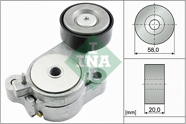 INA 534039610 Alternatör Gergi Rulmani Golf5/6-Jetta-Passat-Scirocco-Tiguan-A3-Leon 1.4tsi 04-10 Blg-Bmy-Cava