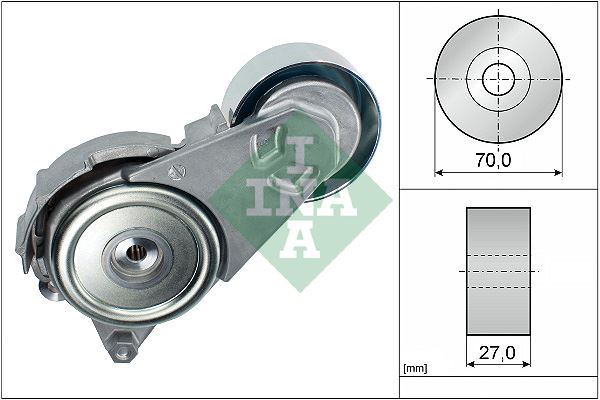 INA 534040810 Alternatör Gergi Rulmani Kütüklü Toyota Auris Corolla 1.4l 1ndtv Nde150 Nde180 6 Vites 10-18 / Yaris 1.4l 1ndtv D-4d Nlp130 6 Vites 10->